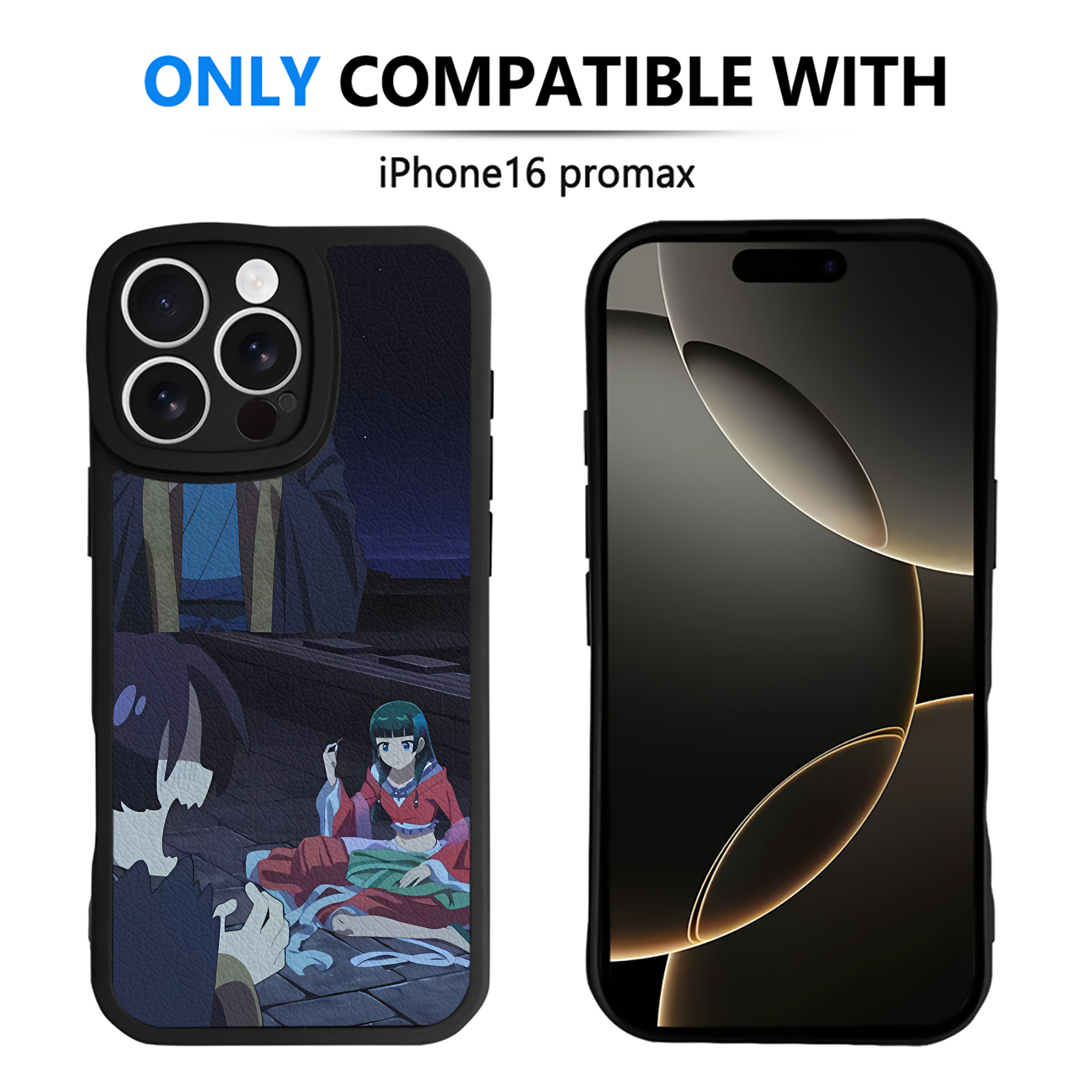 （画像用） 薬屋のひとりごと The Apothecary Diaries 【iPhone 16シリーズ対応】シリコンスマホケース（レザー調） 材質：シリコン